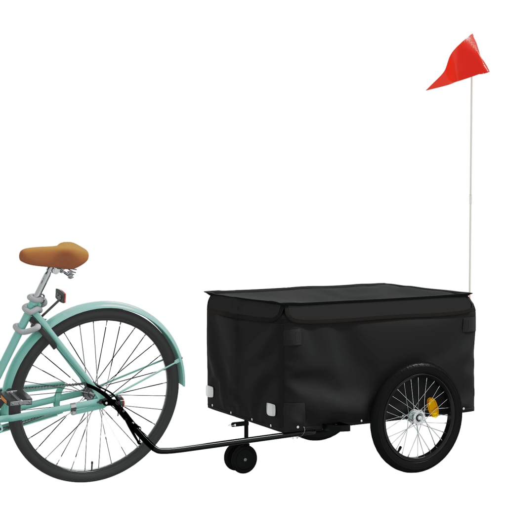 cykelanhænger 45 kg jern sort