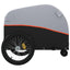 cykelanhænger 30 kg jern sort og orange