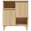 skænke 2 stk. 60x35x70 cm konstrueret træ sonoma-eg