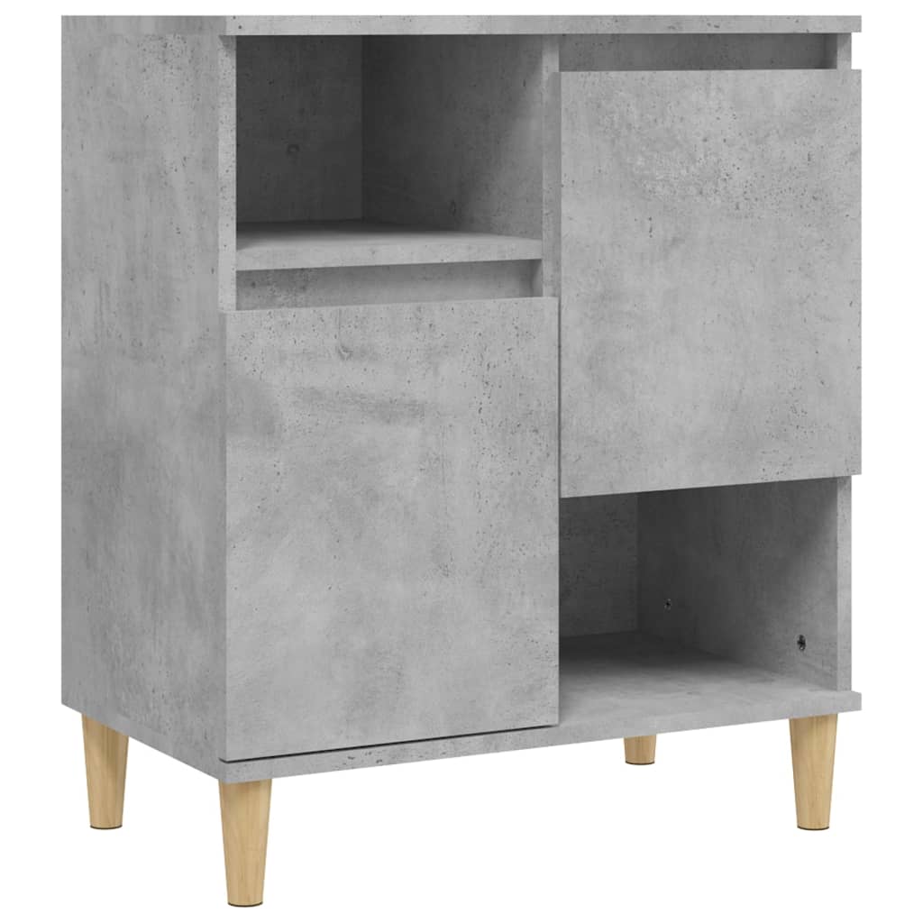 skænke 2 stk. 60x35x70 cm konstrueret træ betongrå