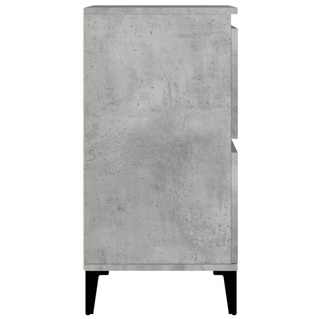 skænke 3 stk. 60x35x70 cm konstrueret træ betongrå