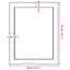 bordplade til badeværelse 40x50x(2-6) cm massivt træ ubehandlet