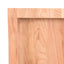 bordplade til badeværelse 60x30x(2-4) cm massivt træ lysebrun