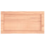 bordplade til badeværelse 60x30x(2-6) cm massivt træ lysebrun