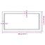bordplade til badeværelse 80x40x(2-6) cm massivt træ lysebrun