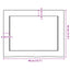 bordplade til badeværelse 40x30x(2-4) cm massivt træ mørkebrun