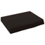 bordplade til badeværelse 40x30x(2-6) cm massivt træ mørkebrun