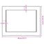 bordplade til badeværelse 40x30x(2-6) cm massivt træ mørkebrun