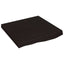 bordplade til badeværelse 60x60x(2-6) cm massivt træ mørkebrun