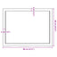 bordplade til badeværelse 80x60x(2-4) cm massivt træ mørkebrun