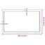 bordplade til badeværelse 100x60x(2-6) cm massivt træ mørkebrun