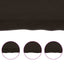 bordplade til badeværelse 180x50x(2-6) cm massivt træ mørkebrun
