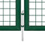 havelåge i net grøn 350x125 cm galvaniseret stål