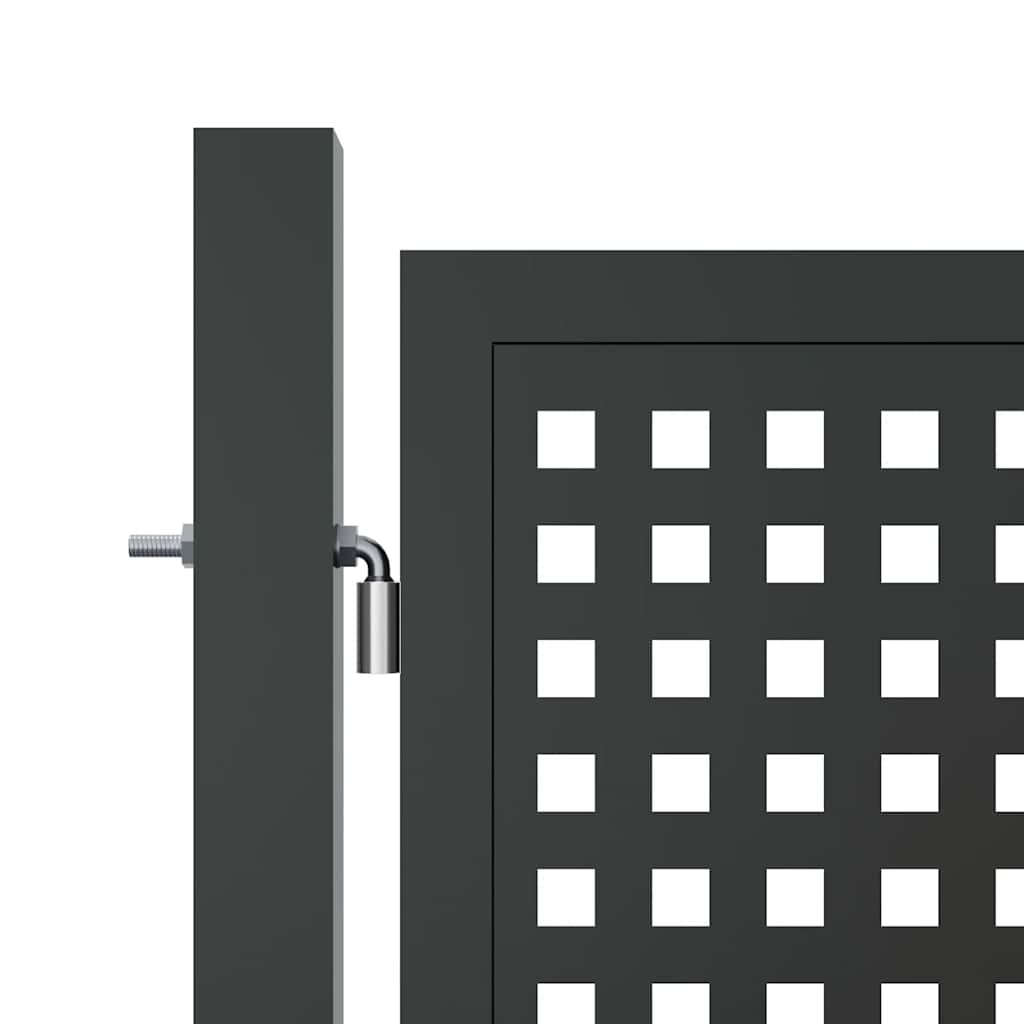 havelåge antracitgrå 400x125 cm stål