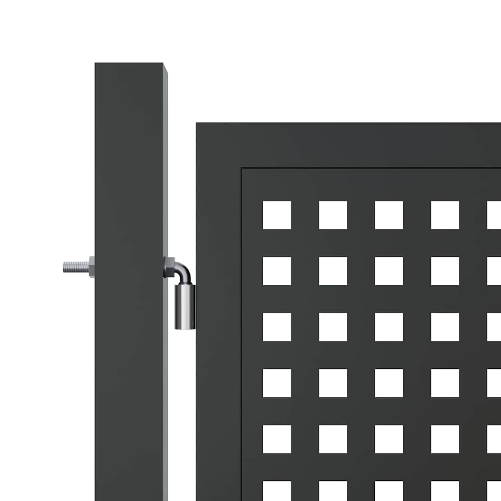 havelåge antracitgrå 400x125 cm stål