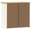 kommode VIGO 80x40x76 cm massivt fyrretræ hvid