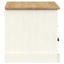tv-bord VIGO 106x40x40 cm massivt fyrretræ hvid