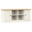 skobænk VIGO 106x35x45 cm massivt fyrretræ hvid