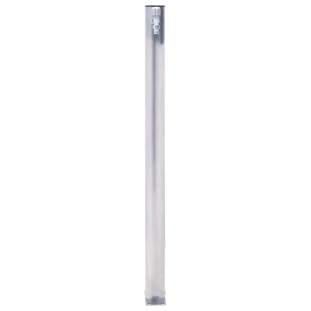 vandsøjle 80 cm rund rustfrit stål