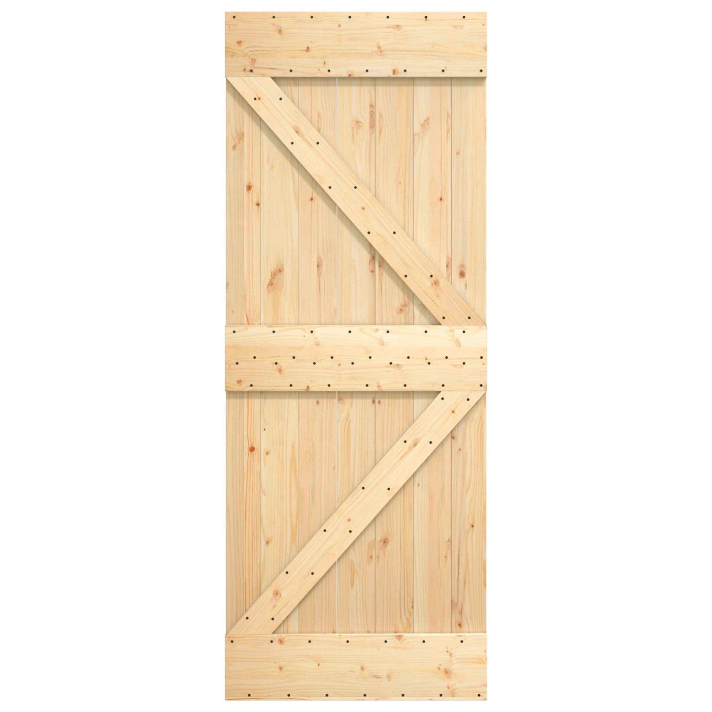 Dør NARVIK 70 x 210 cm Massivt Fyrretræ (Ubehandlet)