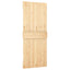 Dør NARVIK 85 x 210 cm Massivt Fyrretræ (Ubehandlet)