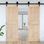 Dør NARVIK 70 x 210 cm Massivt Fyrretræ (Ubehandlet)