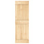 Dør NARVIK 70 x 210 cm Massivt Fyrretræ (Ubehandlet)