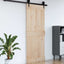 Dør NARVIK 80 x 210 cm Massivt Fyrretræ (Ubehandlet)