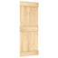 Dør NARVIK 80 x 210 cm Massivt Fyrretræ (Ubehandlet)