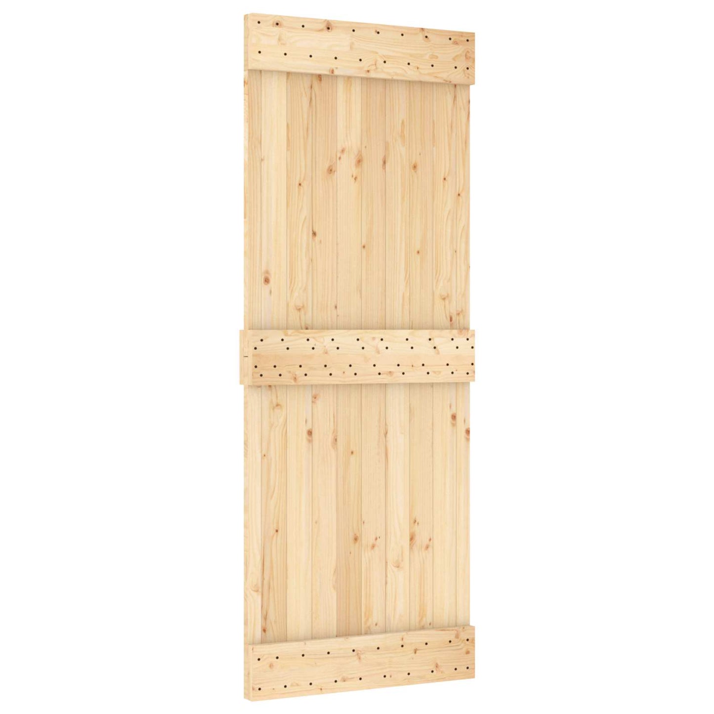 Dør NARVIK 80 x 210 cm Massivt Fyrretræ (Ubehandlet)