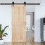 Dør NARVIK 85 x 210 cm Massivt Fyrretræ (Ubehandlet)