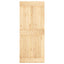 Dør NARVIK 85 x 210 cm Massivt Fyrretræ (Ubehandlet)