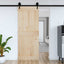 Dør NARVIK Naturfarvet 90 x 210 cm Massivt Fyrretræ