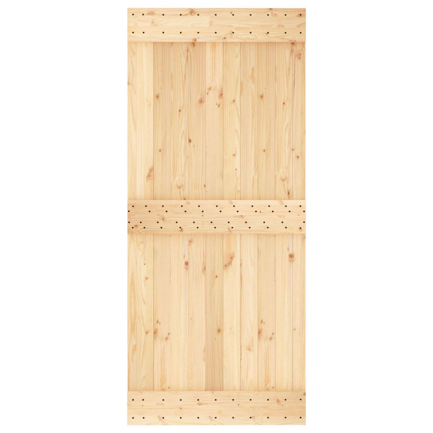 Dør NARVIK 90 x 210 cm Massivt Fyrretræ (Ubehandlet)