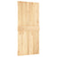 Dør NARVIK 95 x 210 cm Massivt Fyrretræ (Ubehandlet)