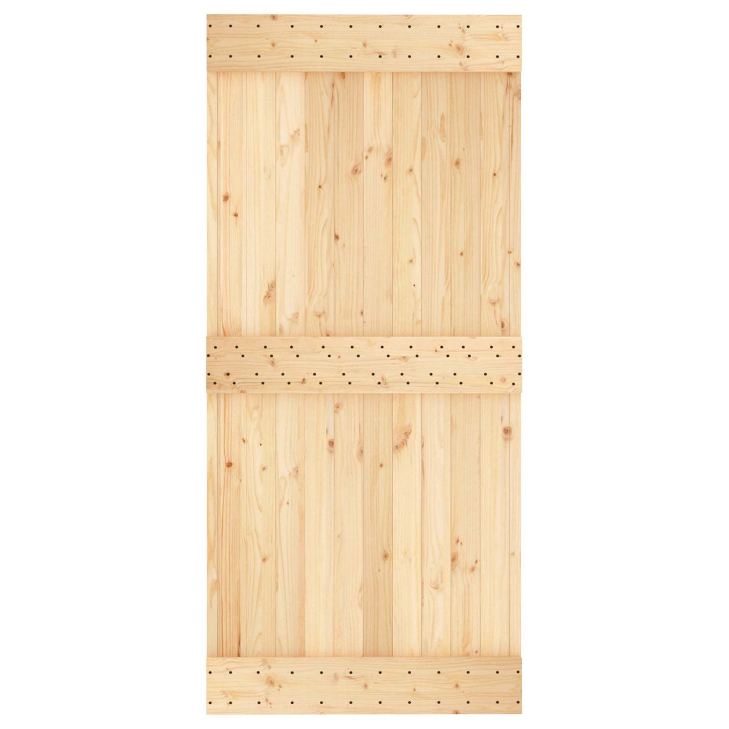 Dør NARVIK 95 x 210 cm Massivt Fyrretræ (Ubehandlet)