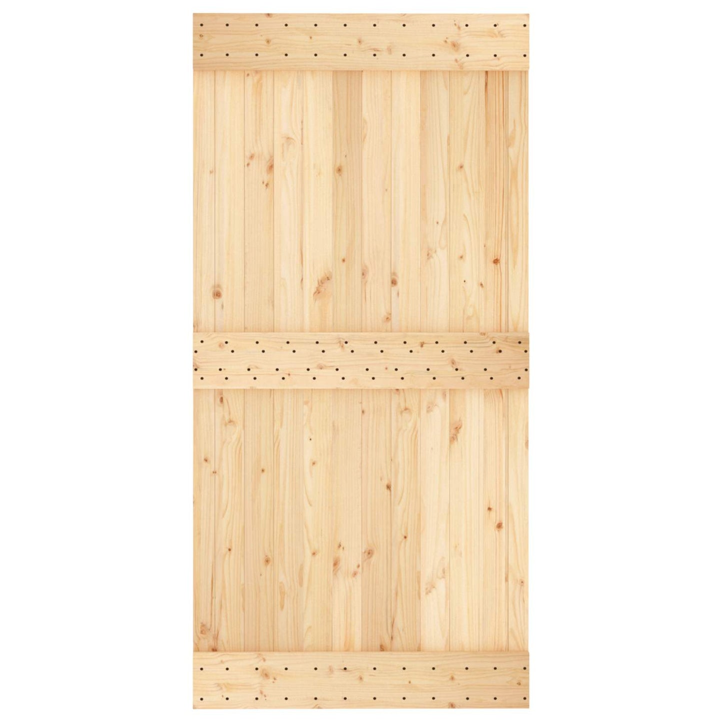 Dør NARVIK 100 x 210 cm Massivt Fyrretræ (Ubehandlet)