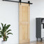 Dør NARVIK Naturfarvet 70 x 210 cm Massivt Fyrretræ