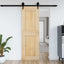 Dør NARVIK 70 x 210 cm Massivt Fyrretræ (Ubehandlet)