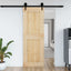 Dør NARVIK 80 x 210 cm Massivt Fyrretræ (Ubehandlet)
