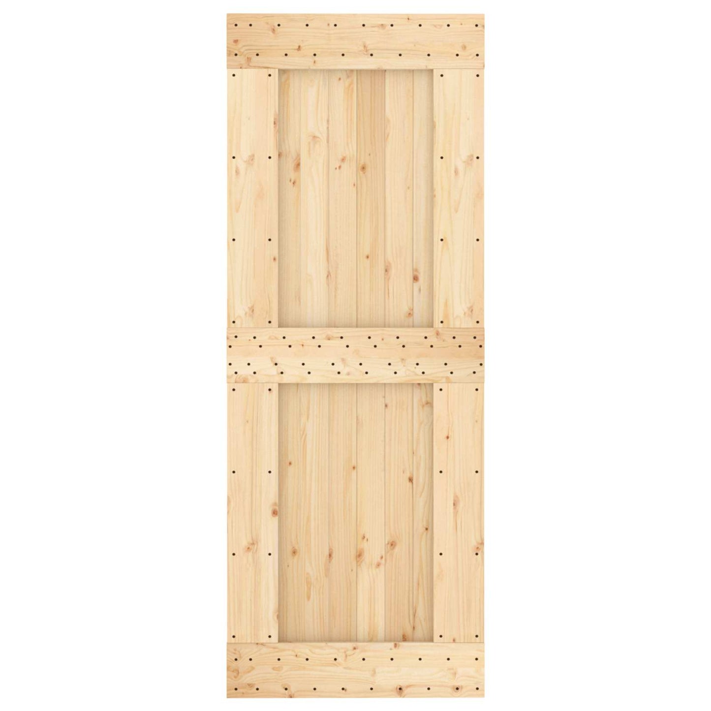 Dør NARVIK 80 x 210 cm Massivt Fyrretræ (Ubehandlet)