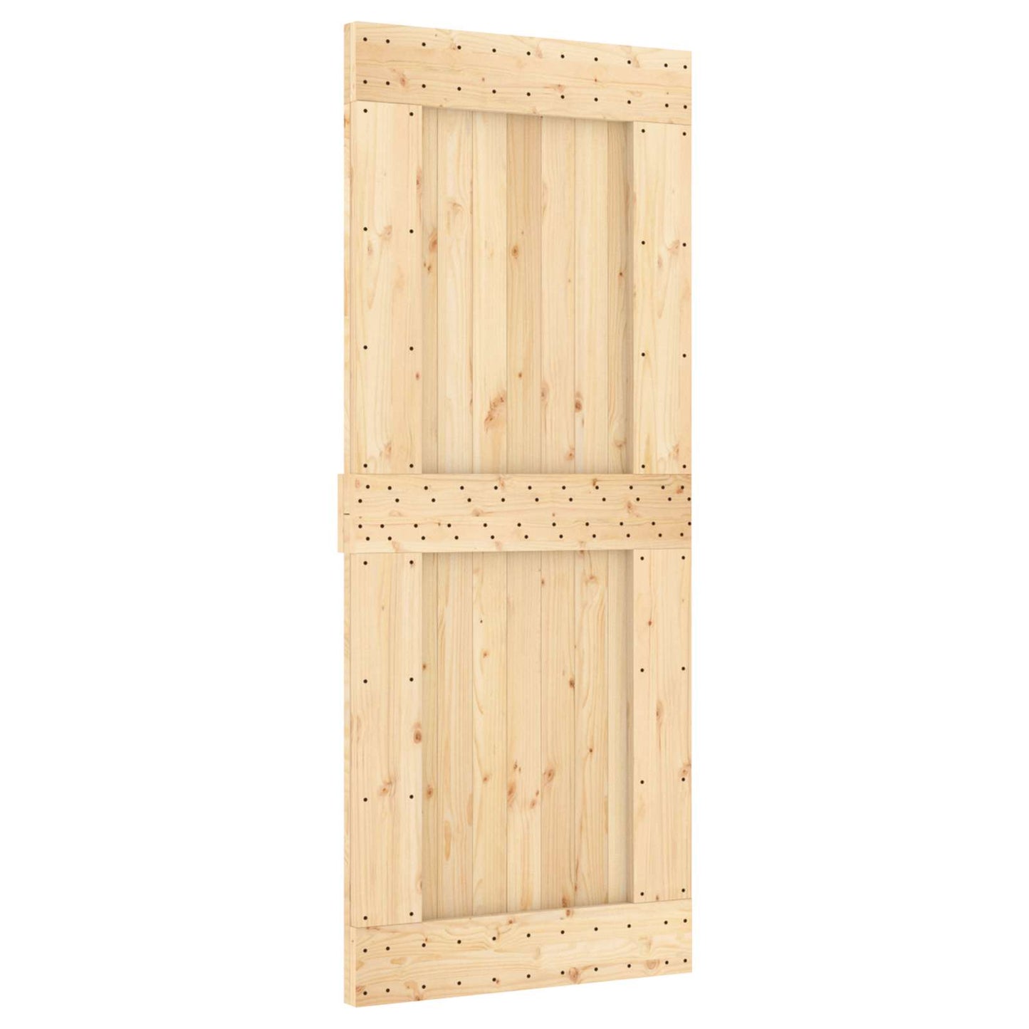 Dør NARVIK 85 x 210 cm Massivt Fyrretræ (Ubehandlet)