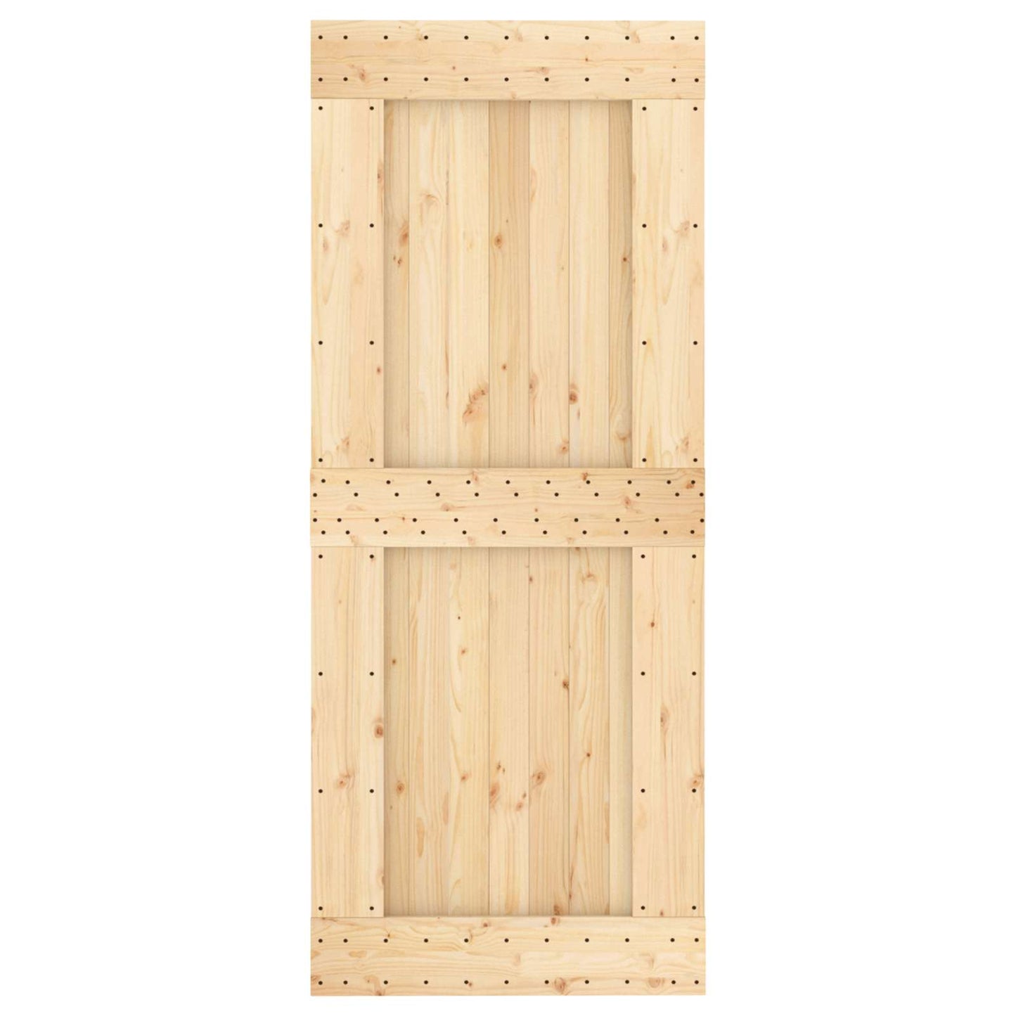 Dør NARVIK 85 x 210 cm Massivt Fyrretræ (Ubehandlet)