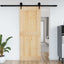 Dør NARVIK Naturfarvet 90 x 210 cm Massivt Fyrretræ