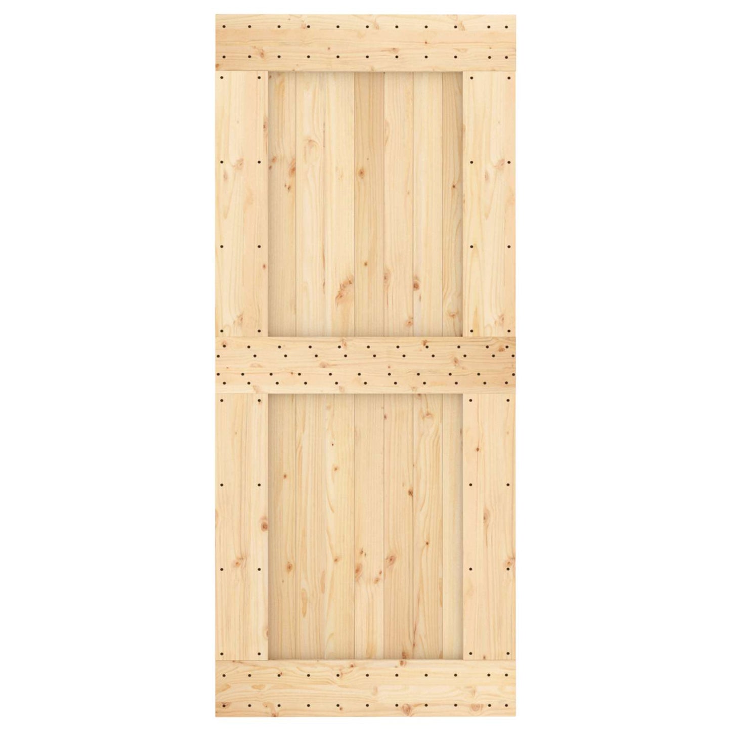 Dør NARVIK 90 x 210 cm Massivt Fyrretræ (Ubehandlet)