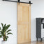 Dør NARVIK 95 x 210 cm Massivt Fyrretræ (Ubehandlet)