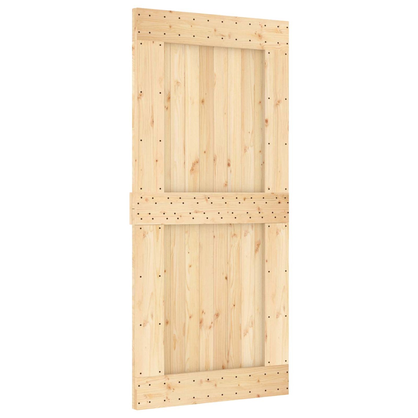 Dør NARVIK 95 x 210 cm Massivt Fyrretræ (Ubehandlet)