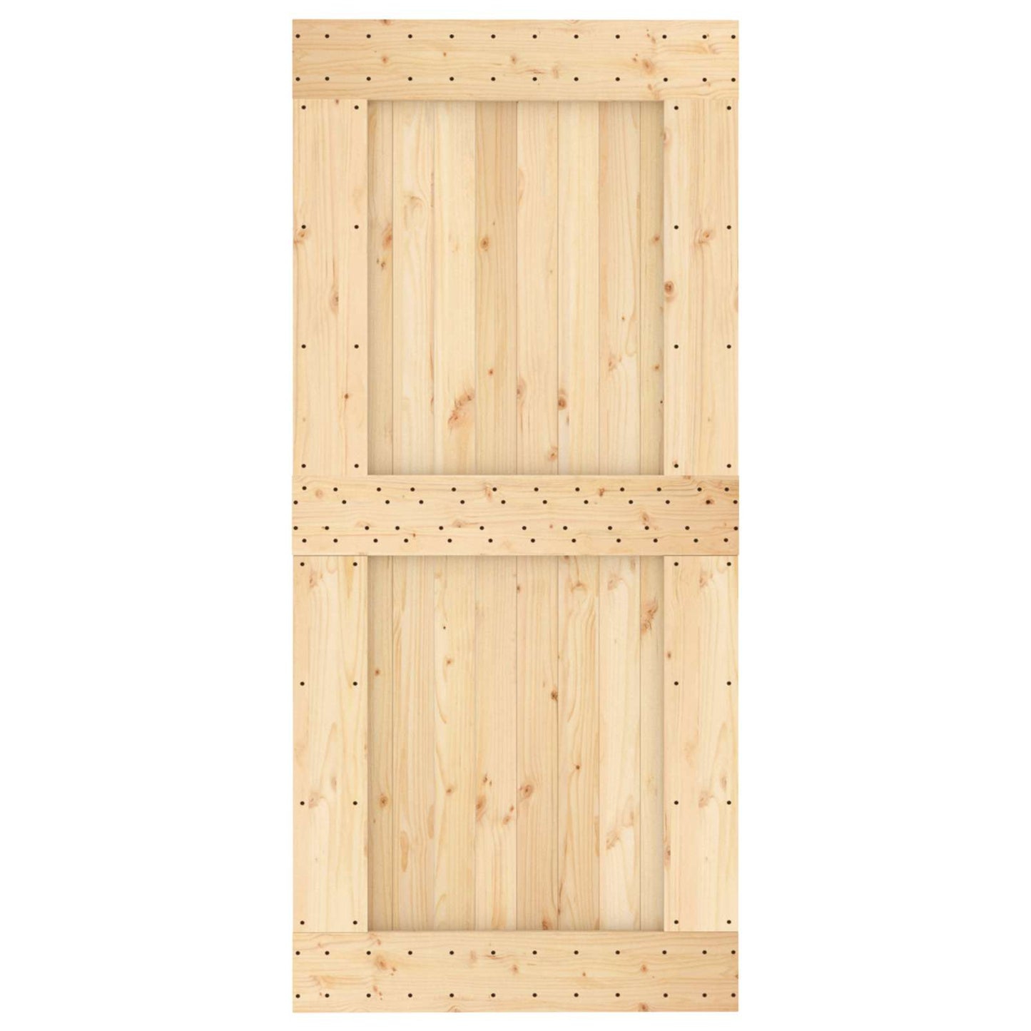 Dør NARVIK 95 x 210 cm Massivt Fyrretræ (Ubehandlet)