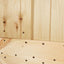 Dør NARVIK 100 x 210 cm Massivt Fyrretræ (Ubehandlet)