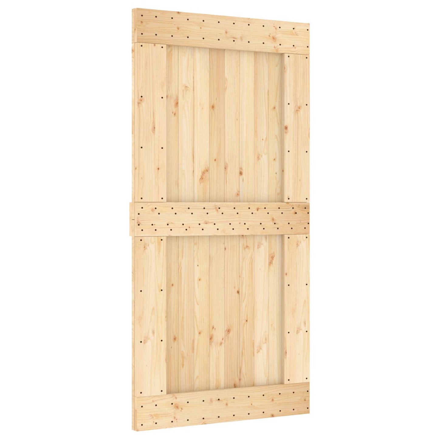 Dør NARVIK 100 x 210 cm Massivt Fyrretræ (Ubehandlet)
